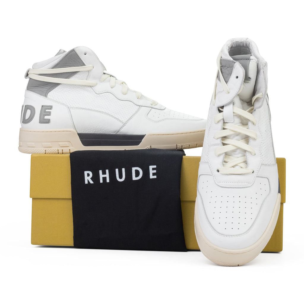 WHITE RHECESS MID SNEAKERS