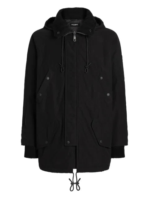 Dolce & Gabbana hooded drawstring jacket