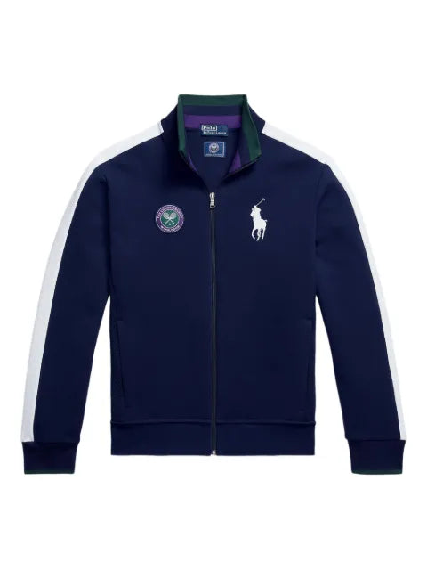 Polo Ralph Lauren x Wimbledon panelled full-zip sweatshirt