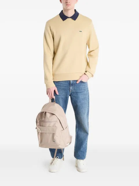 Lacoste logo-patch sweater