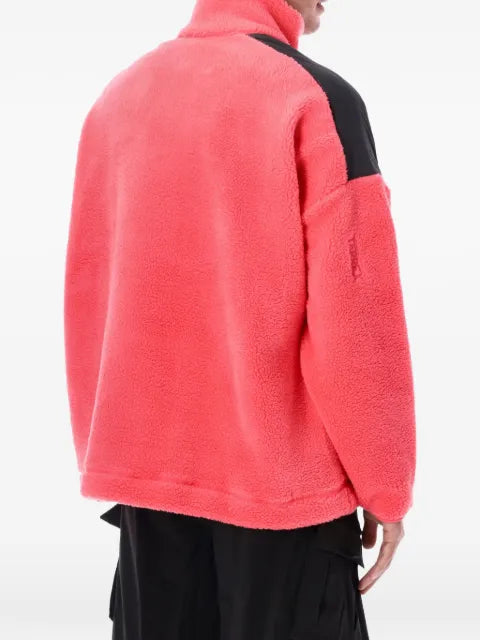 adidas Terrex Xploric fleece-texture panelled sweatshirt