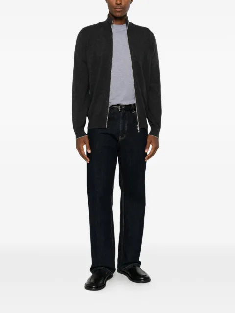 Brunello Cucinelli zip-up high-neck cardigan