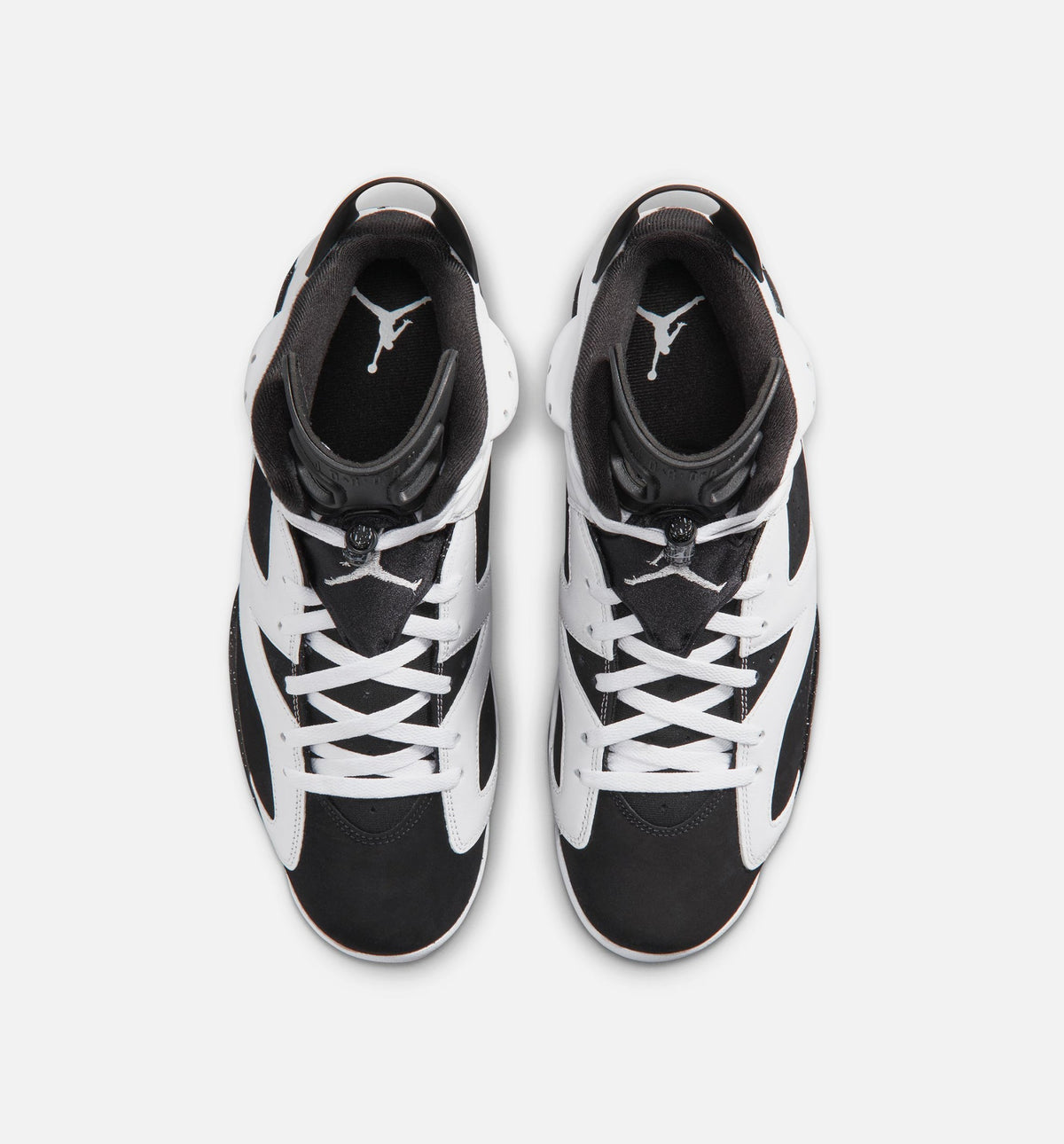Air Jordan 6 Retro Black and White Men's Lifestyle Shoes - Black / White