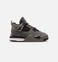 Air Jordan 4 Retro 'Cave Stone and Black' - Infant/Toddler Lifestyle Sneaker (Cave Stone/Black/Moon Particle)