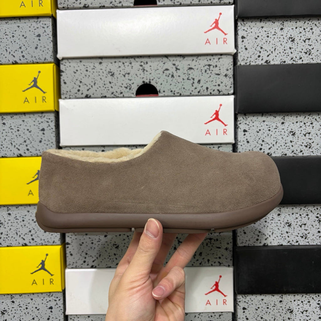 UGG Eversheepskin Mule – Women’s Slip-On Suede Clog with Sheepskin Lining in Taupe