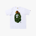 BAPE Color Camo Milo On Big Ape Tee White