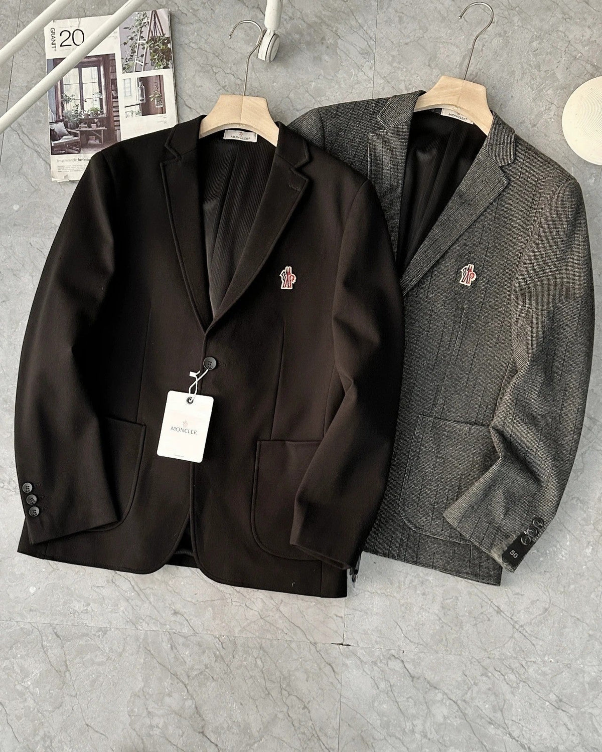 Moncler Men's Business Casual Knit Blazer – 25SS