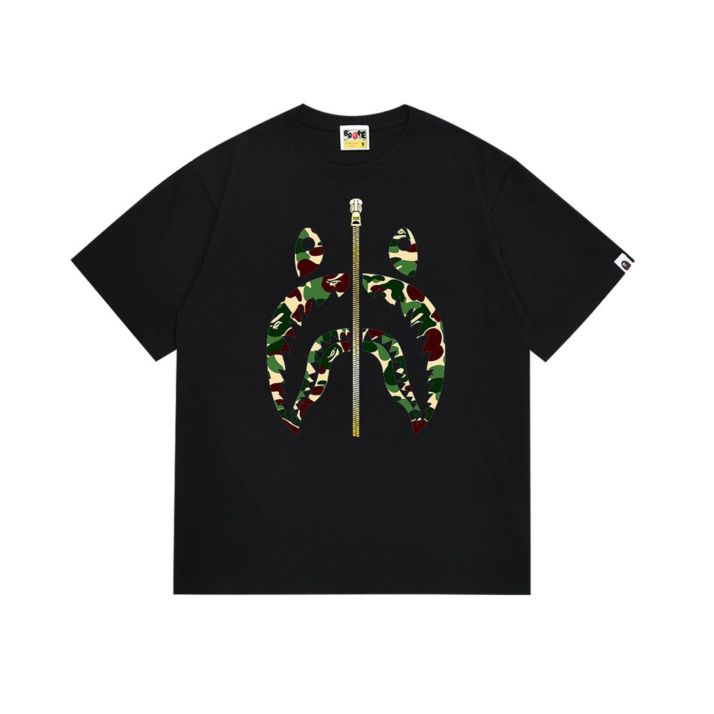 BAPE Blue Camo Head Graphic T-Shirt