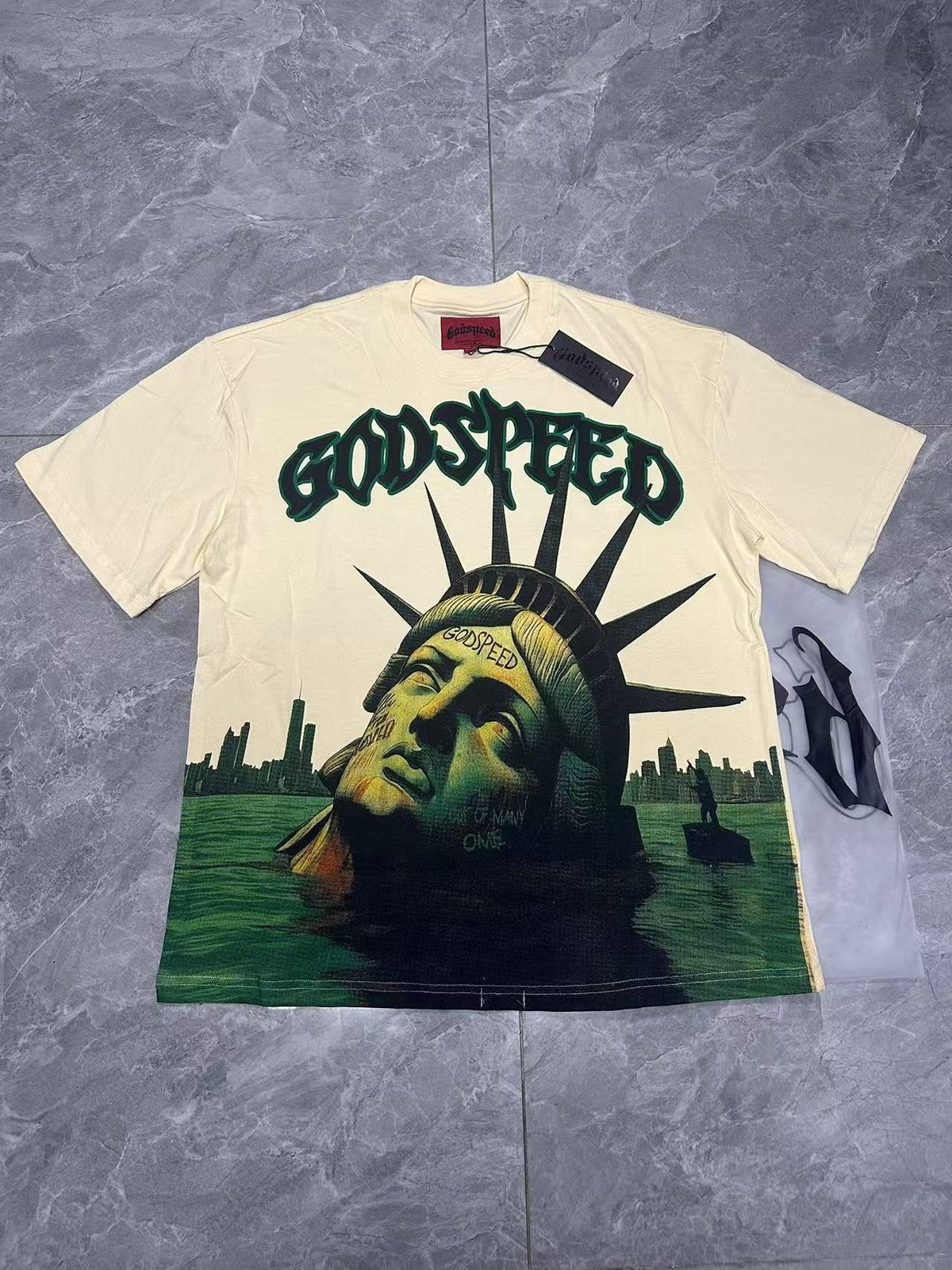 Godspeed Statue of Liberty Sun Eye Short-Sleeve T-Shirt