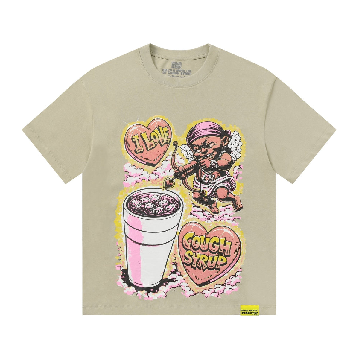That's A Awful Lot Of Cough Syrup Cupid Graphic T-Shirt