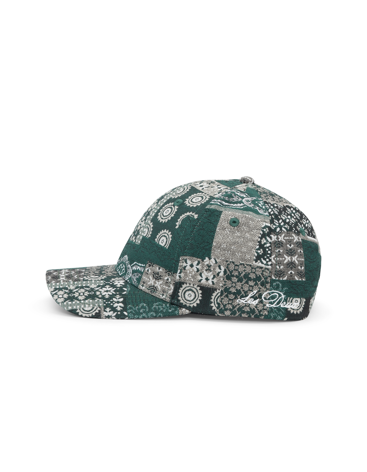 Les Deux Patchwork Jacquard Baseball Cap
