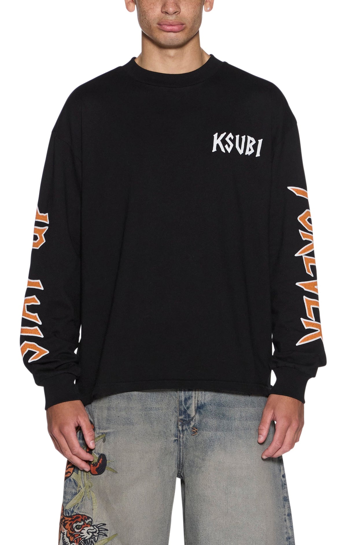 Ksubi Stay Up Ekcess Long Sleeve Tee